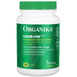 Organika Cider Vin (Unrefined) 120 Capsules | Unbeatable Prices, Daily Deals | VITASHOP