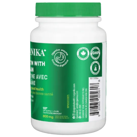 Organika Quercetin With Bromelain 120 Caplets | Unbeatable Prices, Daily Deals | VITASHOP