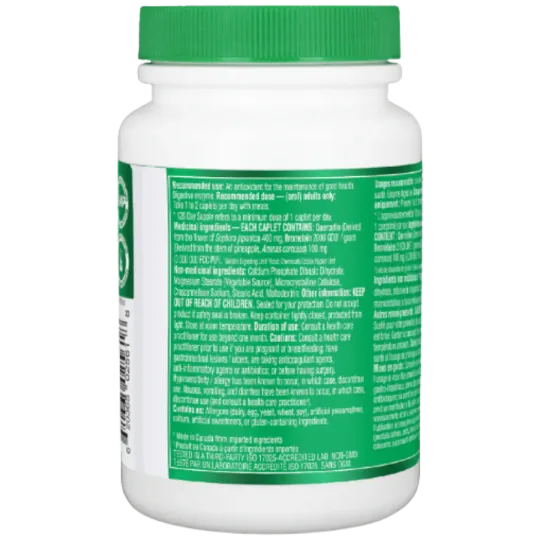 Organika Quercetin With Bromelain 120 Caplets | Unbeatable Prices, Daily Deals | VITASHOP