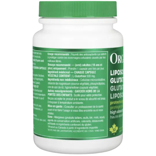 Organika Liposomal 글루타티온 500mg 30VCaps