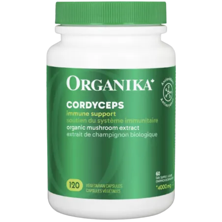 Organika Cordyceps Extrait de champignon bio 120 VCaps