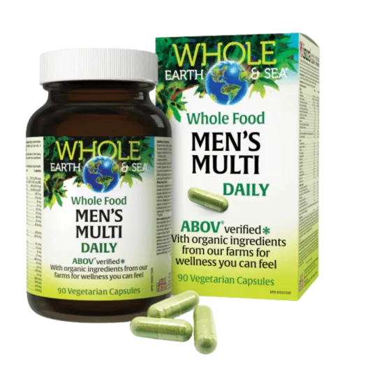 Whole Earth & Sea Men's Multi Daily, 90 Vegetarian Capsules | Unbeatable Prices, Daily Deals | VITASHOP