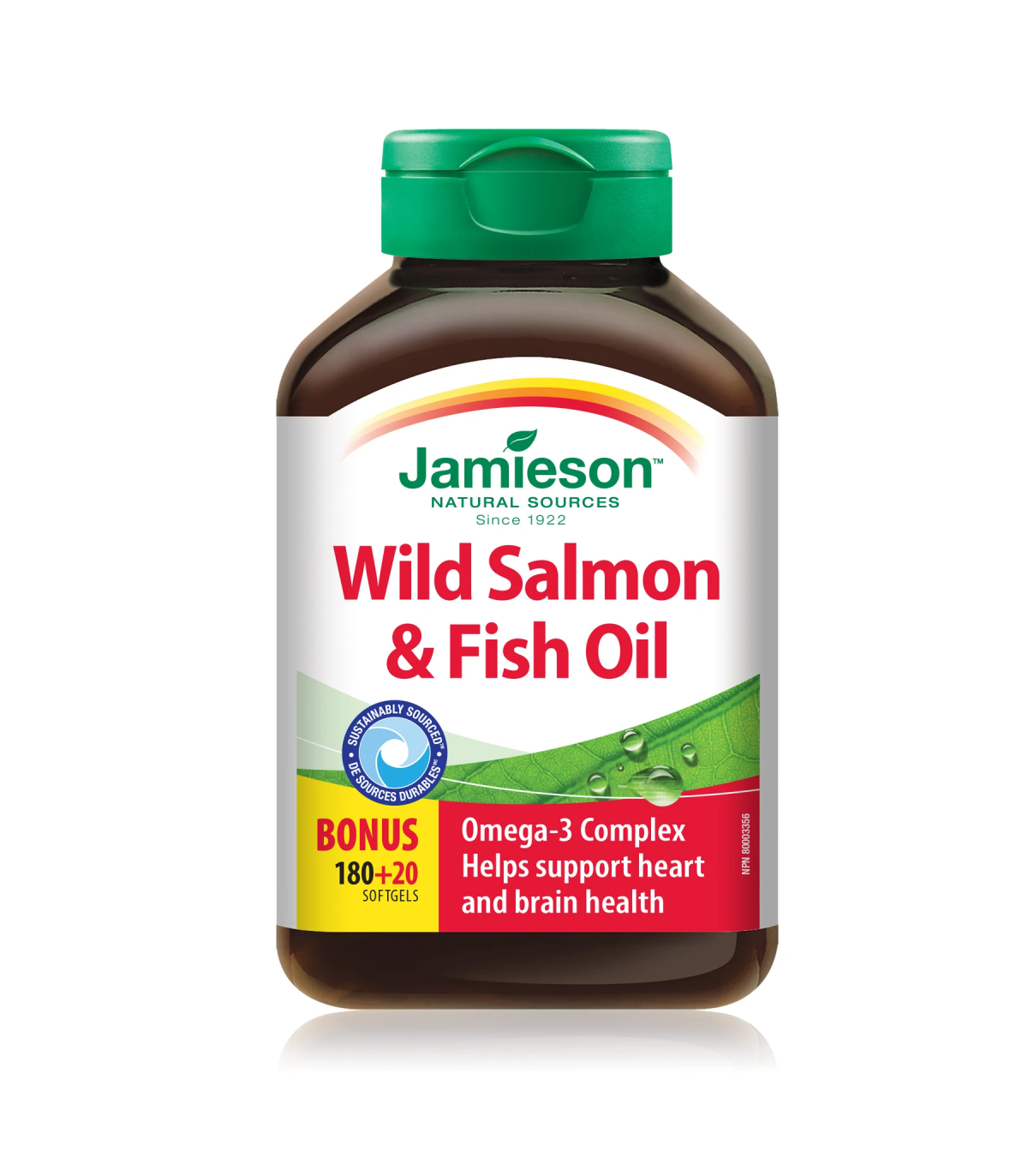 Wild Salmon & Fish Oil 1000 mg  180+20 Softgels | Safest & Easiest Shopping Vitamins Online | VITASHOP