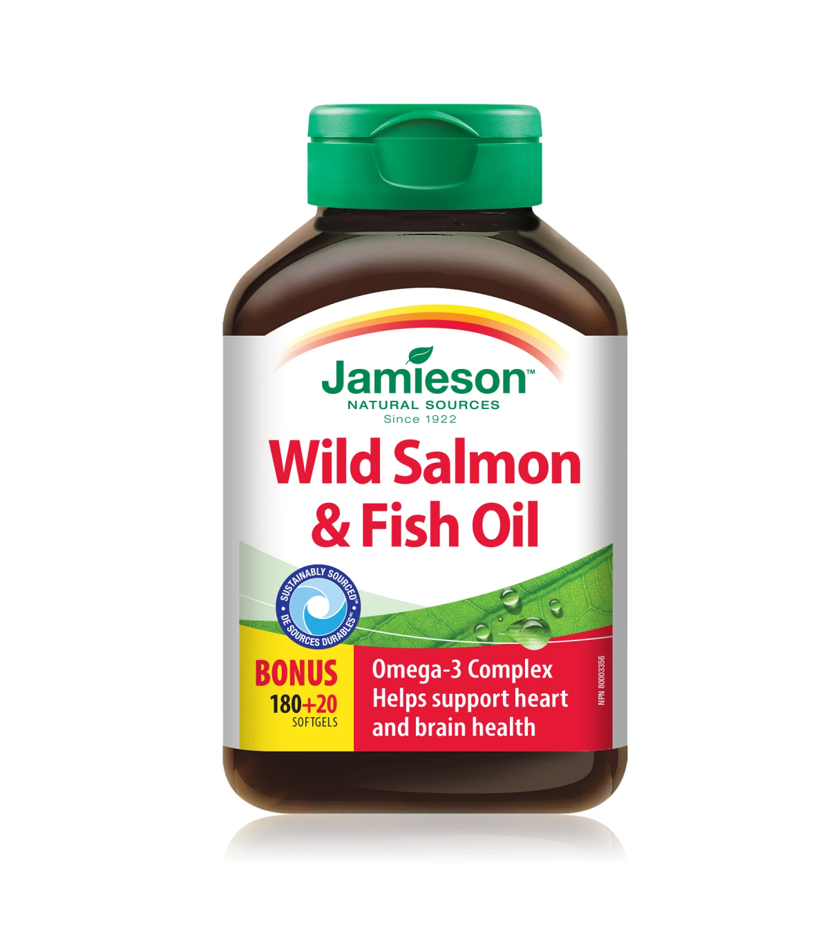 Wild Salmon & Fish Oil 1000 mg  180+20 Softgels | Safest & Easiest Shopping Vitamins Online | VITASHOP