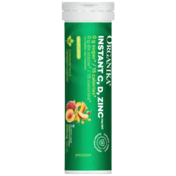 Organika 오가니카 Instant C, D, Zinc Immunity Effervescent - 복숭아 | 매일 업데이트되는 특가 상품 | VITASHOP