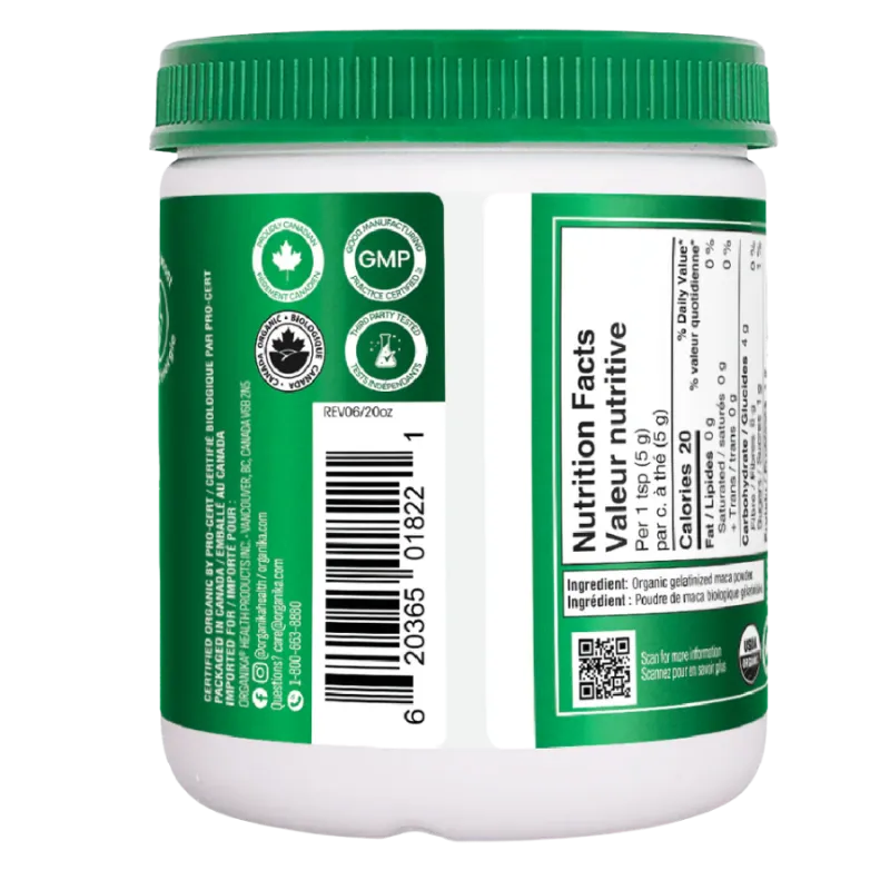 Organika Maca Certified Organic gelatinized 200 g | Unbeatable Prices, Daily Deals | VITASHOP