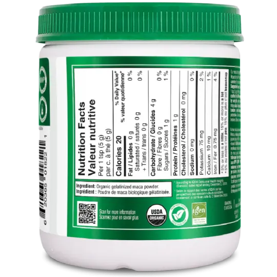 Organika Maca Certified Organic gelatinized 200 g | Unbeatable Prices, Daily Deals | VITASHOP