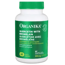 Organika Quercetin With Bromelain 60 Caplets | Unbeatable Prices, Daily Deals | VITASHOP