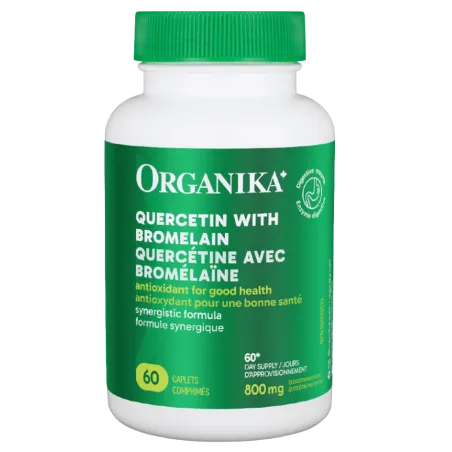 Organika Quercetin With Bromelain 60 Caplets | Unbeatable Prices, Daily Deals | VITASHOP