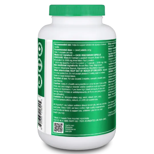Maca 180 Vegi Capsules | Safest & Easiest Shopping Vitamins Online | VITASHOP