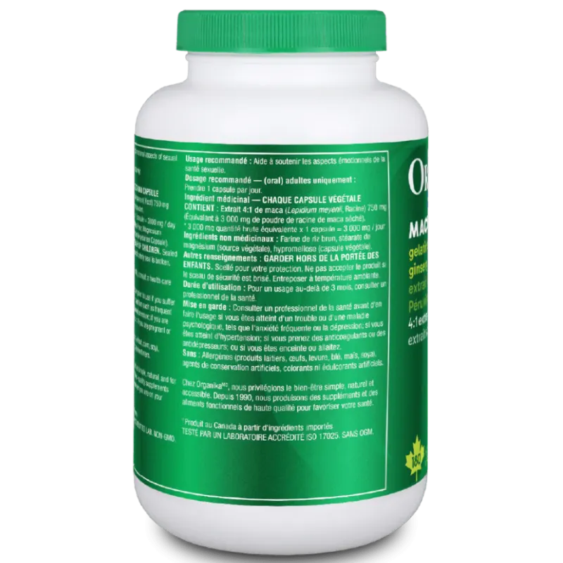 Maca 180 Vegi Capsules | Safest & Easiest Shopping Vitamins Online | VITASHOP