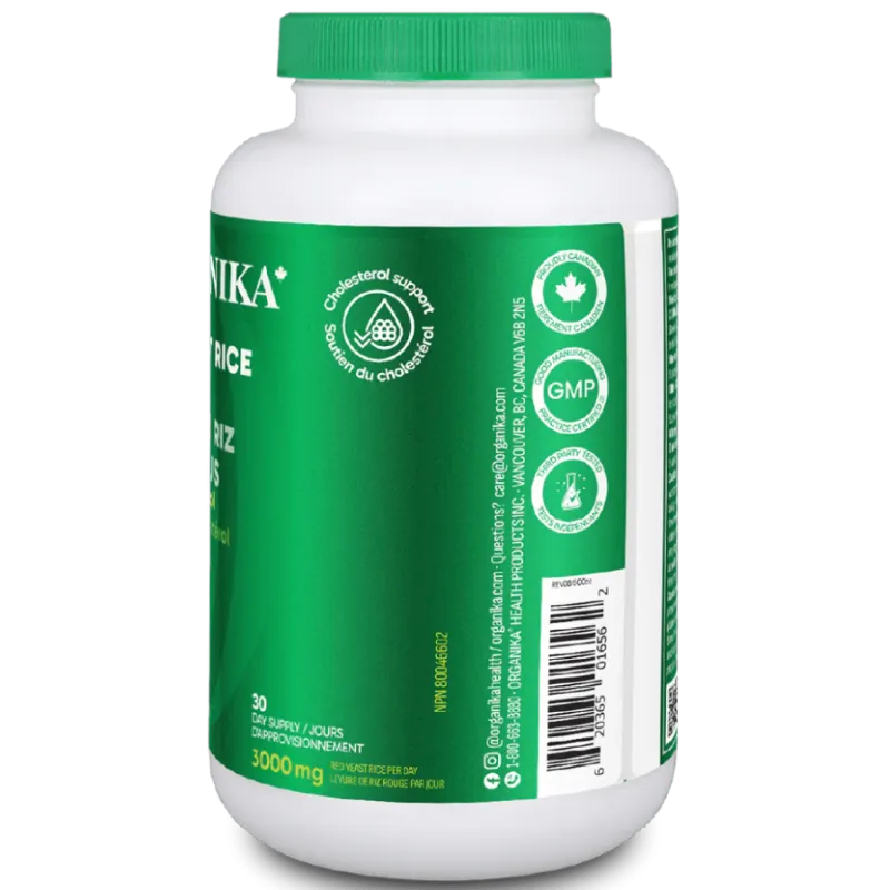 Organika Red Yeast Rice 180 Capsules | 每天不同折扣, 全网最低价格 | 种类齐全的保健品店铺 VITASHOP, 只有你想不到, 没有你买不到 !