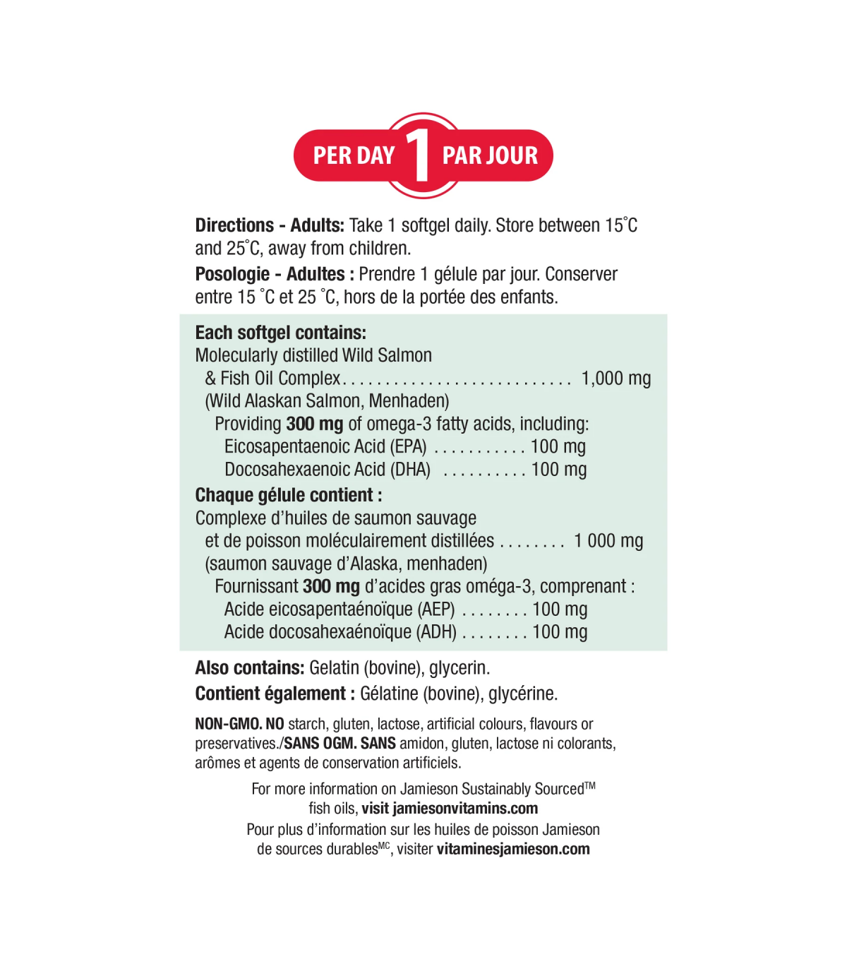 Wild Salmon & Fish Oil 1000 mg  180+20 Softgels | Safest & Easiest Shopping Vitamins Online | VITASHOP