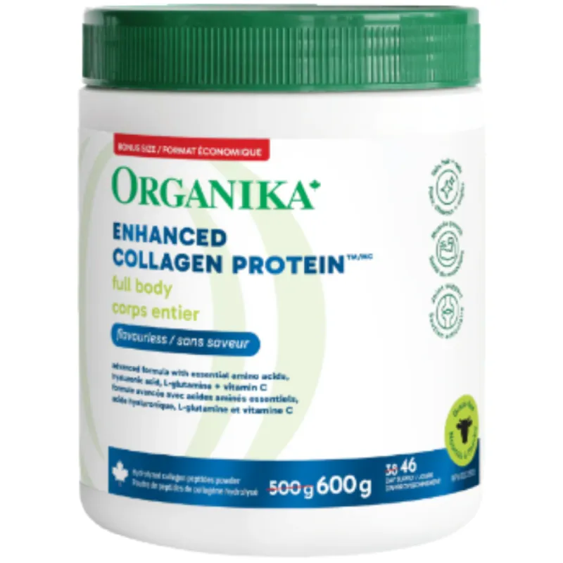 Organika 增强型胶原蛋白全身蛋白 600 克