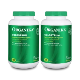 Organika [2 FOR DEAL] Colostrum (Bovine) 180 Capsules | Unbeatable Prices, Daily Deals | VITASHOP