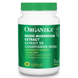 Organika Mushroom Extract - Reishi 180 Vegi Capsules | Unbeatable Prices, Daily Deals | VITASHOP