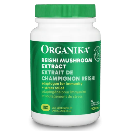 Organika 오가니카 버섯 추출물 - Reishi 180 식물성 캡슐 | 매일 업데이트되는 특가 상품 | VITASHOP