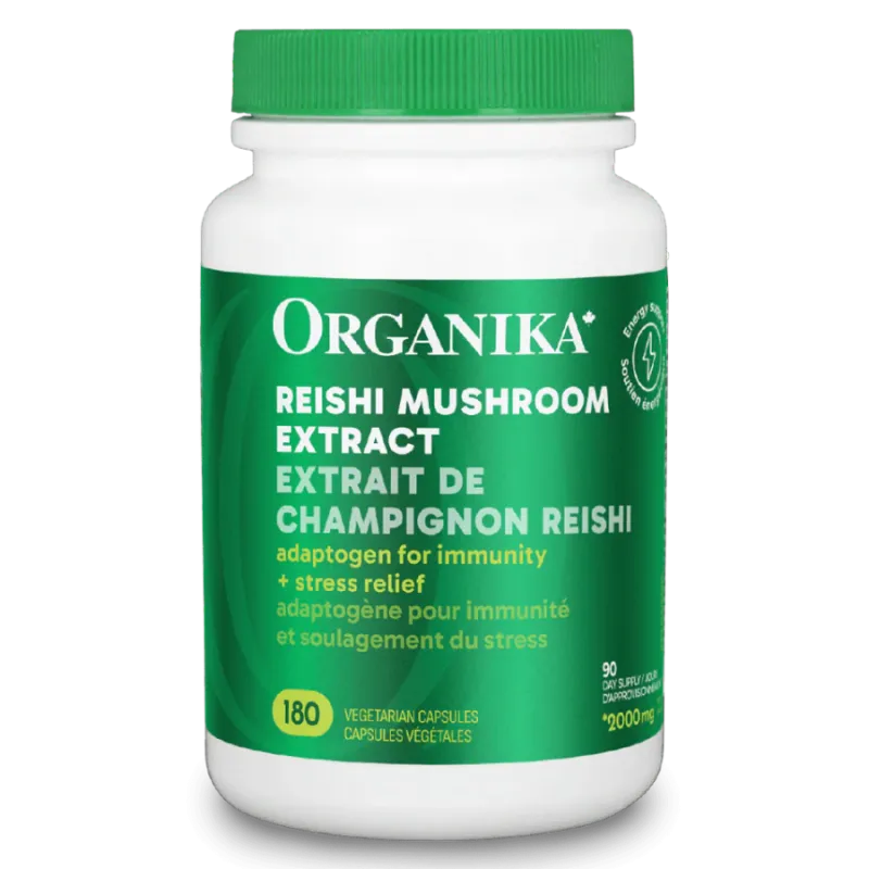 Organika 오가니카 버섯 추출물 - Reishi 180 식물성 캡슐 | 매일 업데이트되는 특가 상품 | VITASHOP