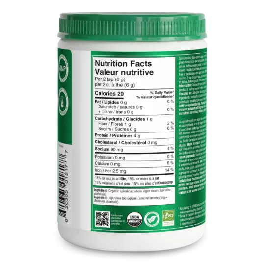 Organika Spirulina Powder - Certified Organic 300 g | Unbeatable Prices, Daily Deals | VITASHOP