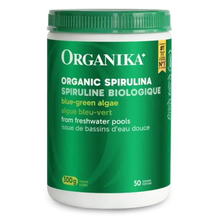 Organika Spirulina Powder - Certified Organic 300 g | Unbeatable Prices, Daily Deals | VITASHOP