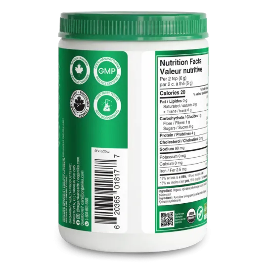 Organika Spirulina Powder - Certified Organic 300 g | Unbeatable Prices, Daily Deals | VITASHOP