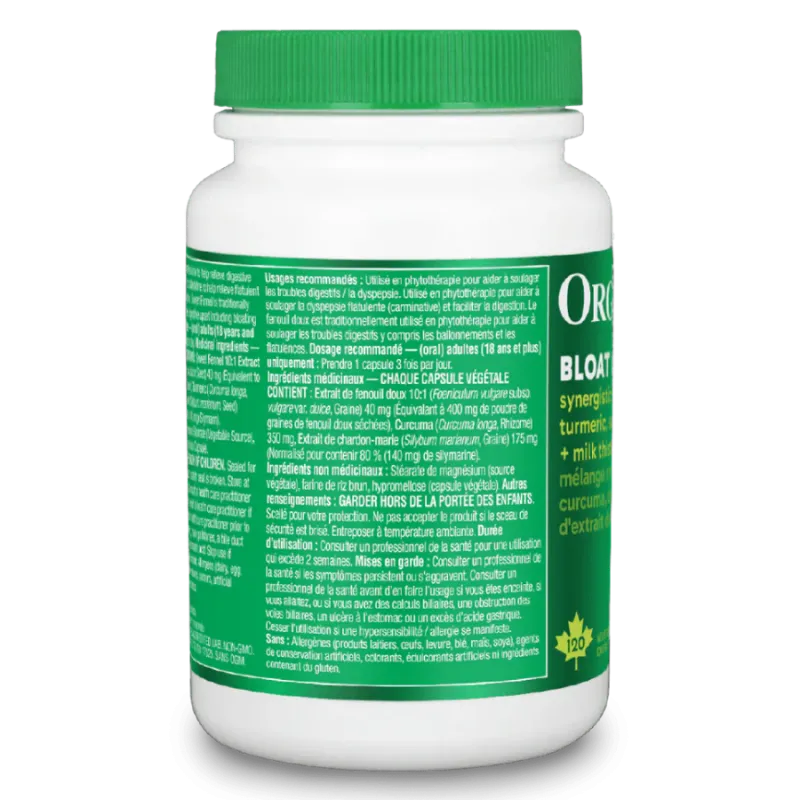 Organika Bloat Relief 120 Capsules | Unbeatable Prices, Daily Deals | VITASHOP