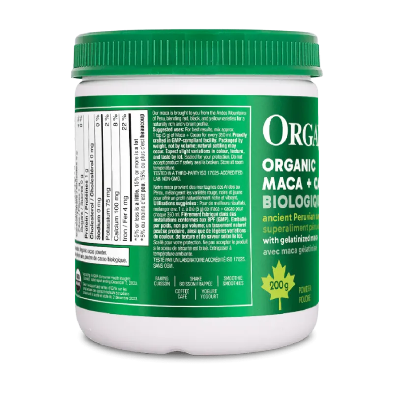 Maca Cacao Powder 200 g | Safest & Easiest Shopping Vitamins Online | VITASHOP