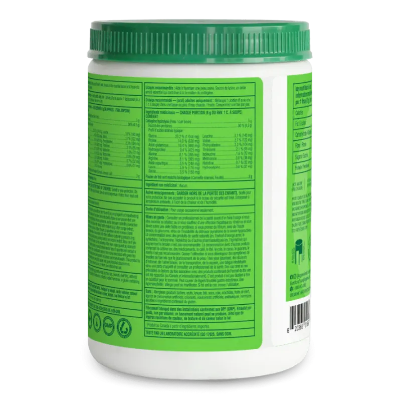 Enhanced Collagen Vitality W. Matcha 250 g | Safest & Easiest Shopping Vitamins Online | VITASHOP