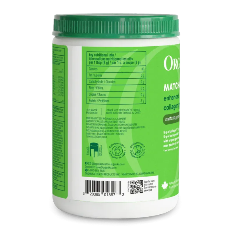 Enhanced Collagen Vitality W. Matcha 250 g | Safest & Easiest Shopping Vitamins Online | VITASHOP