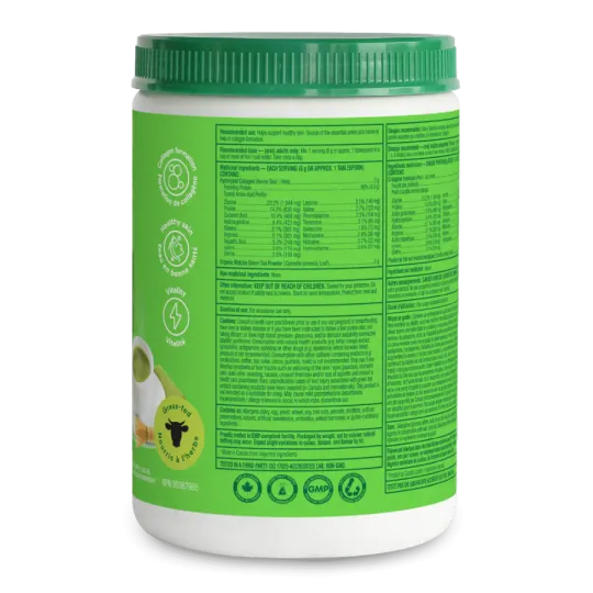 Enhanced Collagen Vitality W. Matcha 250 g | Safest & Easiest Shopping Vitamins Online | VITASHOP
