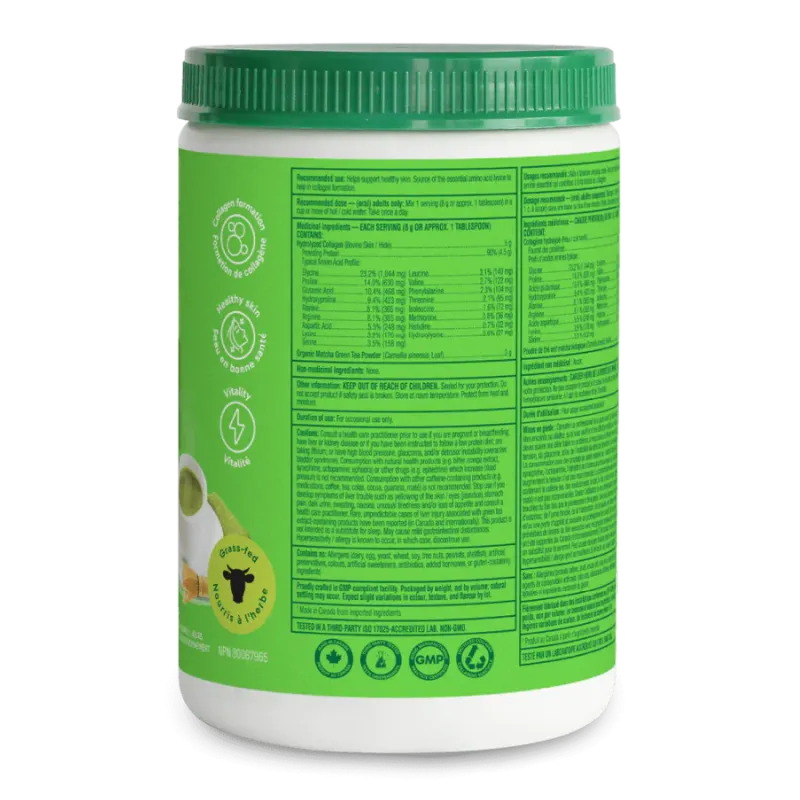 Enhanced Collagen Vitality W. Matcha 250 g | Safest & Easiest Shopping Vitamins Online | VITASHOP