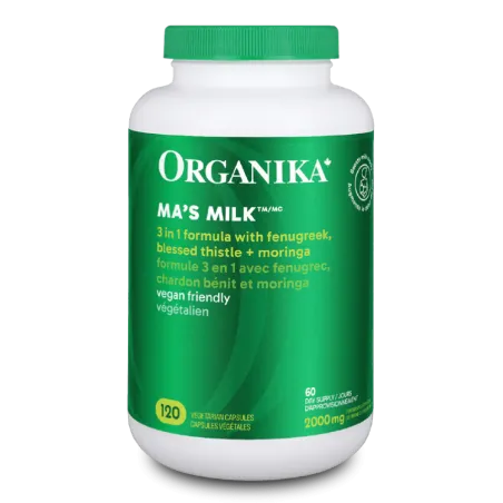 Organika 오가니카 Ma'S Milk 120 식물성 캡슐 | 매일 업데이트되는 특가 상품 | VITASHOP