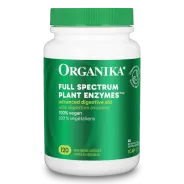 Organika Full Spectrum Plant Enzymes 120 Vegi Capsules | Unbeatable Prices, Daily Deals | VITASHOP