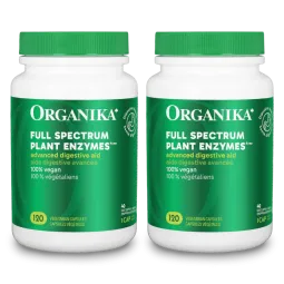 Organika [2 FOR DEAL] Full Spectrum Plant Enzymes 120 Vegi Capsules | 每天不同折扣, 全网最低价格 | 种类齐全的保健品店铺 VITASHOP, 只有你想不到, 没有你买不到 !