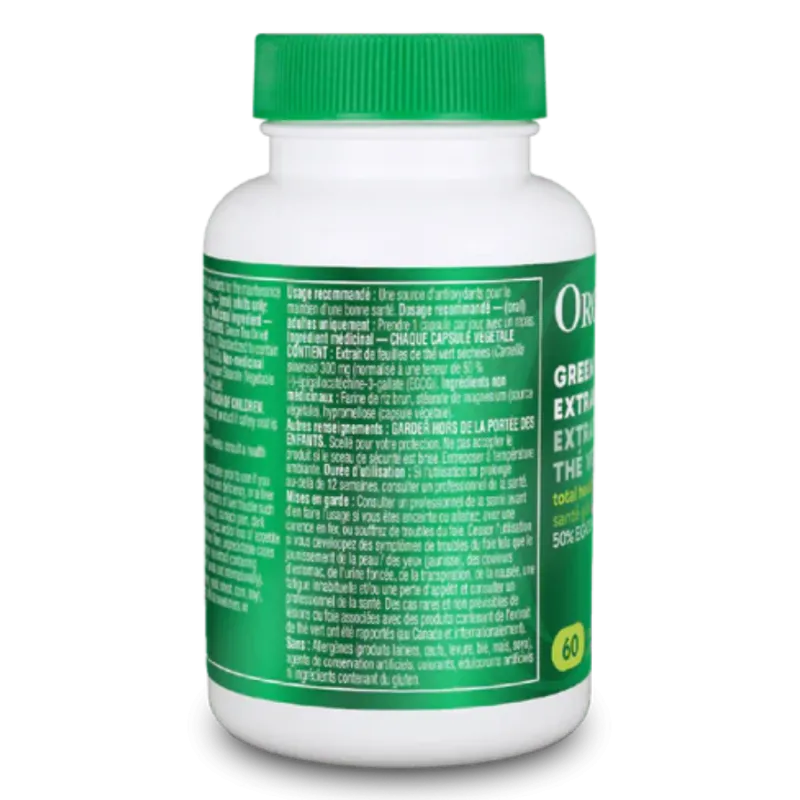 Organika Green Tea Extract 60 Vegi Capsules | Unbeatable Prices, Daily Deals | VITASHOP