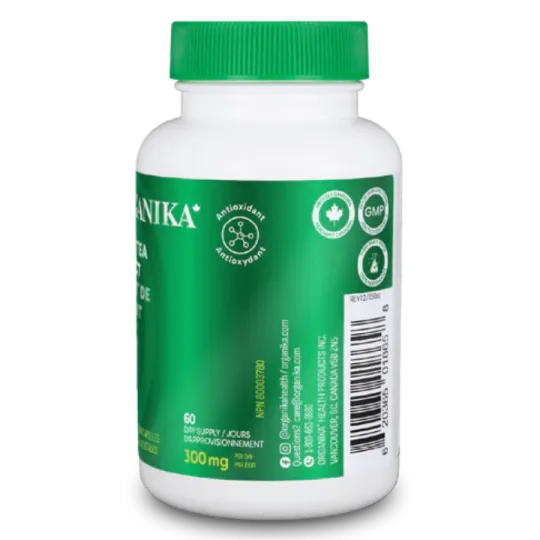 Organika Green Tea Extract 60 Vegi Capsules | Unbeatable Prices, Daily Deals | VITASHOP