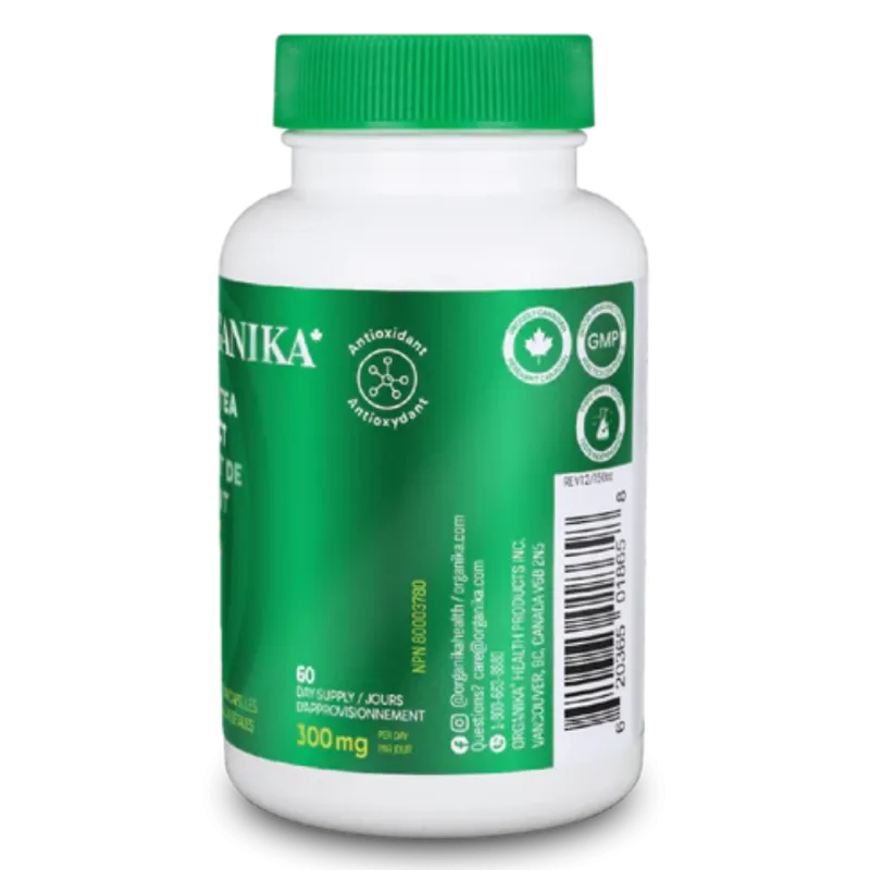 Organika Green Tea Extract 60 Vegi Capsules | Unbeatable Prices, Daily Deals | VITASHOP