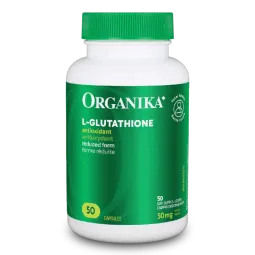 Organika L- glutathione (Reduced) 50 Capsules | Unbeatable Prices, Daily Deals | VITASHOP