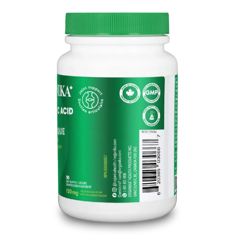 Organika Hyaluronic Acid With Vitamin C  90 Vegi Capsules | Unbeatable Prices, Daily Deals | VITASHOP