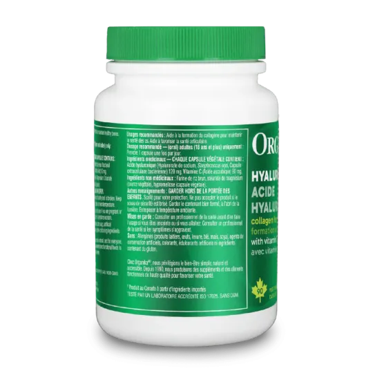 Organika Hyaluronic Acid With Vitamin C  90 Vegi Capsules | Unbeatable Prices, Daily Deals | VITASHOP
