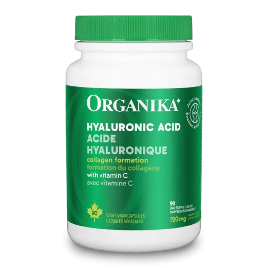Organika Hyaluronic Acid With Vitamin C  90 Vegi Capsules | Unbeatable Prices, Daily Deals | VITASHOP