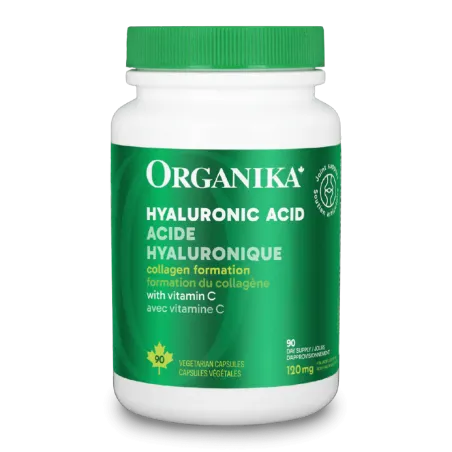Organika Hyaluronic Acid With Vitamin C  90 Vegi Capsules | Unbeatable Prices, Daily Deals | VITASHOP