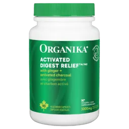 Organika Digest Relief With Activated Charcoal 90 Vegi Capsules | 每天不同折扣, 全网最低价格 | 种类齐全的保健品店铺 VITASHOP, 只有你想不到, 没有你买不到 !