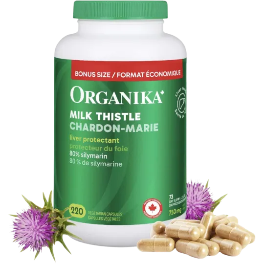 Organika 오가니카 밀크씨슬 250 mg 220 베지캡슐 | 매일 업데이트되는 특가 상품 | VITASHOP