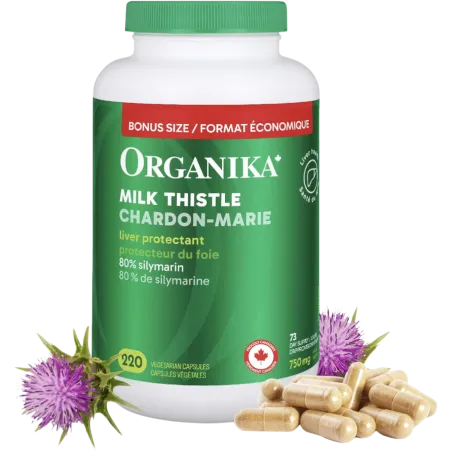 Organika 오가니카 밀크씨슬 250 mg 220 베지캡슐 | 매일 업데이트되는 특가 상품 | VITASHOP