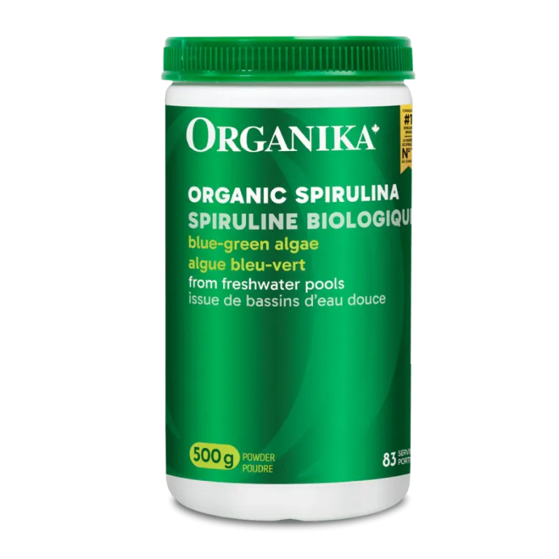 Organika 오가니카 스피루리나 분말 - 유기농 인증 500g | 매일 업데이트되는 특가 상품 | VITASHOP