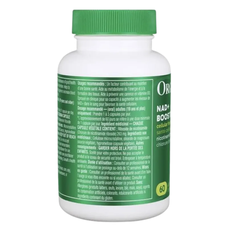 Organika Organika NAD+ Booster 60 Veg Caps | 매일 업데이트되는 특가 상품 | VITASHOP