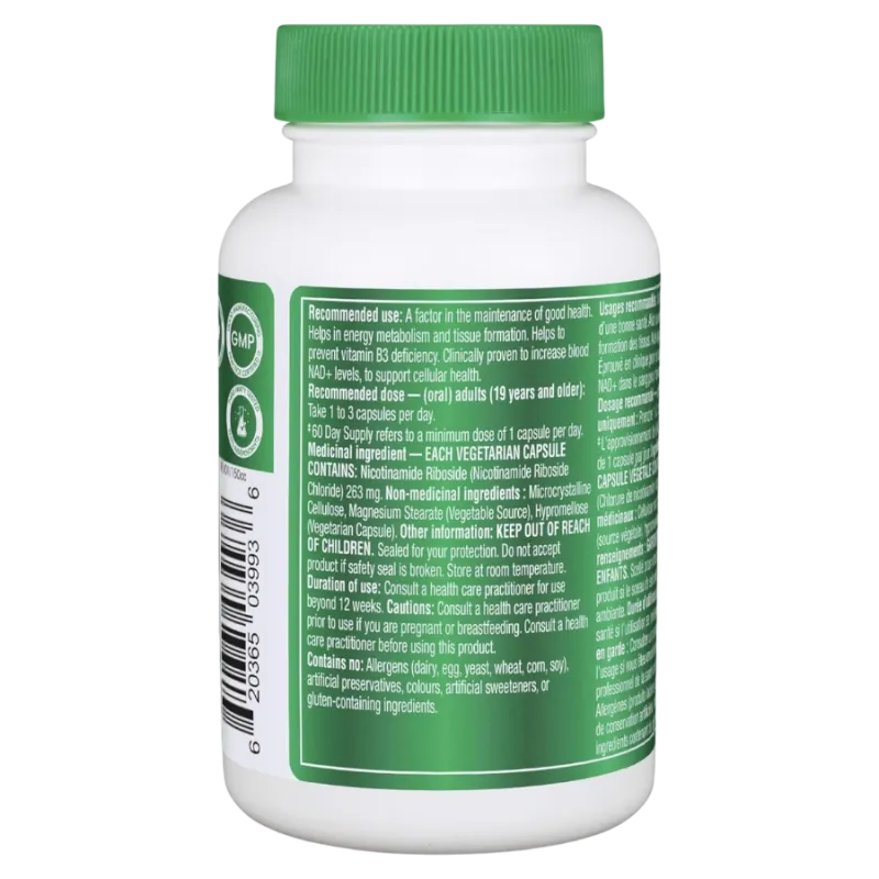 Organika Organika NAD+ Booster 60 Veg Caps | 매일 업데이트되는 특가 상품 | VITASHOP