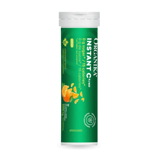 Organika Instant C With Stevia 8 Tubes 10 Tablets | Unbeatable Prices, Daily Deals | VITASHOP