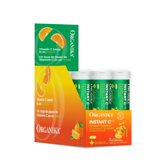 Organika Instant C With Stevia 8 Tubes 10 Tablets | Unbeatable Prices, Daily Deals | VITASHOP